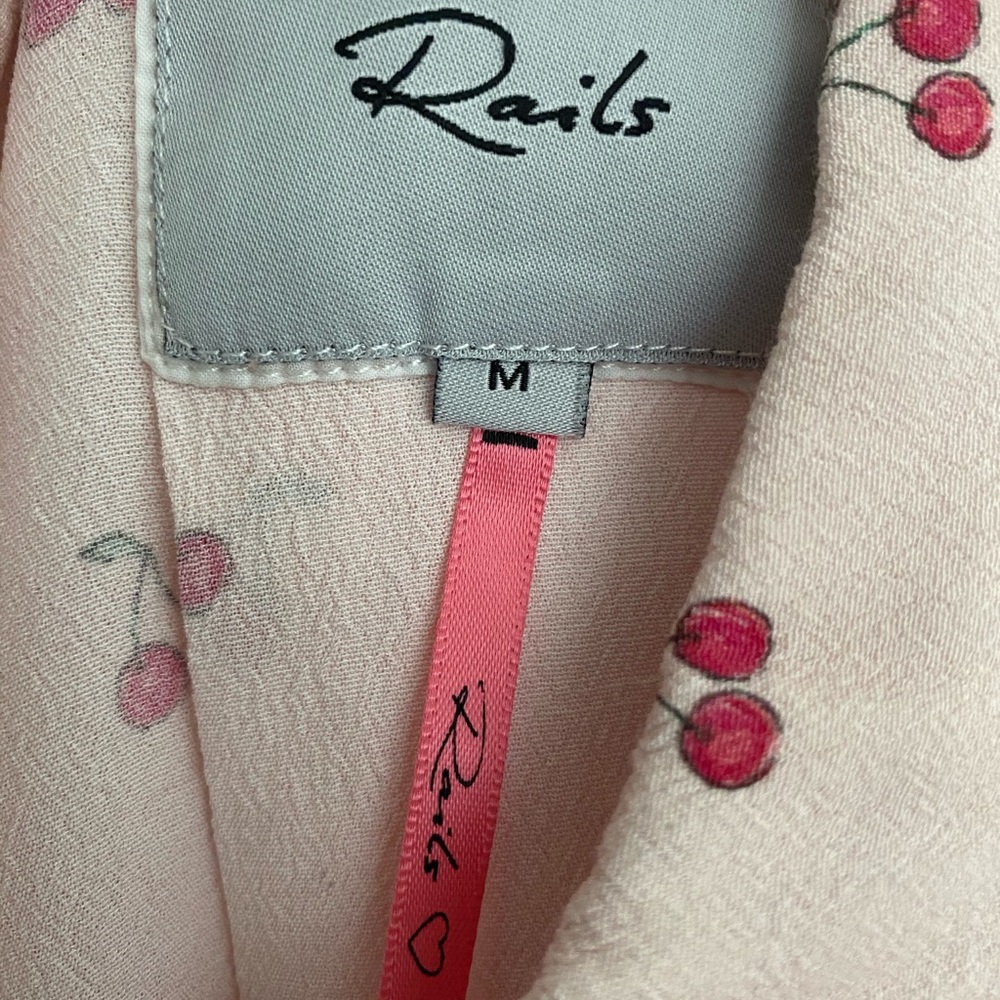 Free People Rails cherry top, size M - Picture 5 of 6